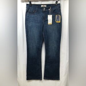 Levis 526 Slender Bootcut Jeans Blue Dark Wash Size Misses 12 Medium NWT